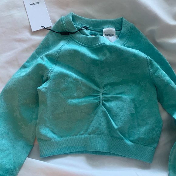 ADAPT CAMO SEAMLESS LONG SLEEVE CROP TOP - XS - Picture 2 of 9